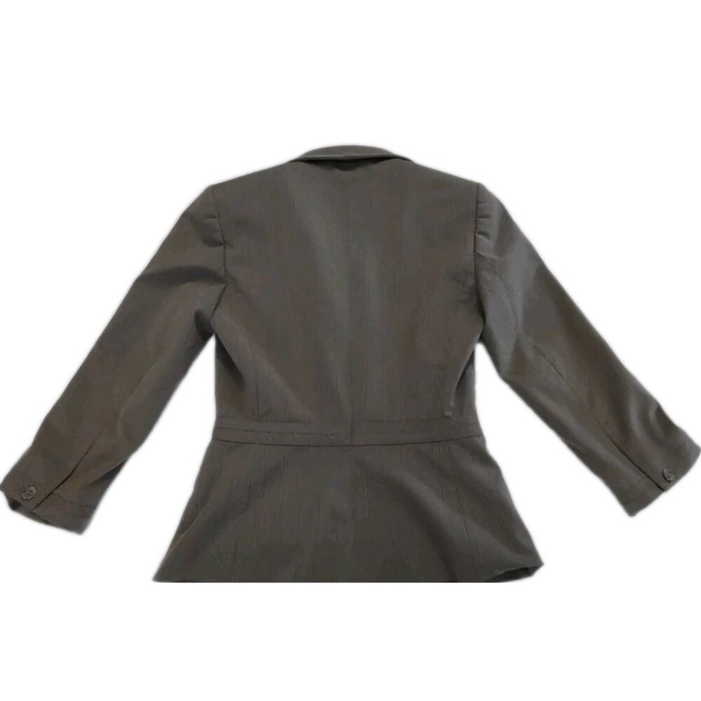 ANTONIO MELANI   Structured Classic Blazer Jacket Top Size 0 Dark Gray - Picture 6 of 13